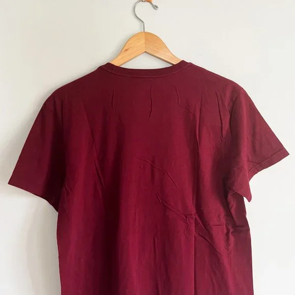 Polo Ralph Lauren Men's Burgundy T-Shirt Size Large - Picture 5 of 8